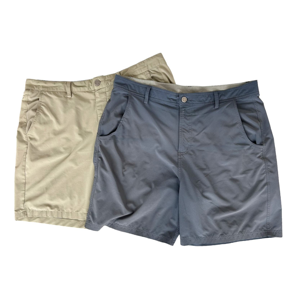 Free Fly Lot of 2 Tan Gray Shorts Sz 36